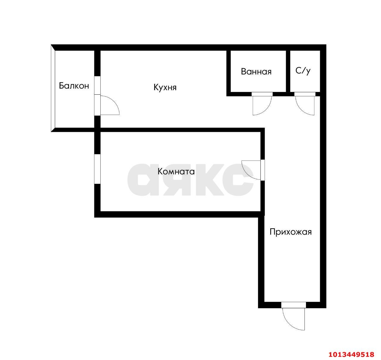 Фото №10: 1-комнатная квартира 45 м² - Краснодар, Сады Калинина, ул. Артёмовская, 5