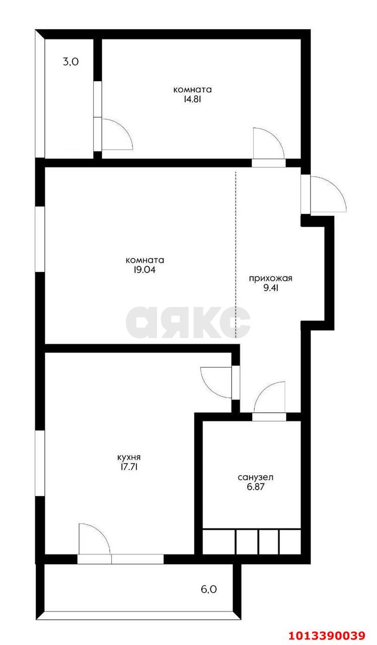 Фото №16: 2-комнатная квартира 72 м² - Краснодар, жилой комплекс Элегант, ул. Старокубанская, 137/1