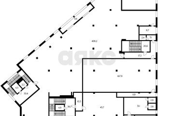 Фото №3: Офисное помещение 1015 м² - Краснодар, мкр. Фестивальный, ул. имени Тургенева, 189/6