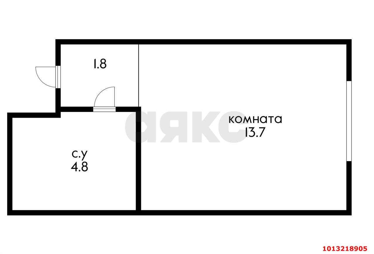 Фото №5: Студия 20 м² - Краснодар, Прикубанский внутригородской округ, ул. Калужская, 24/3