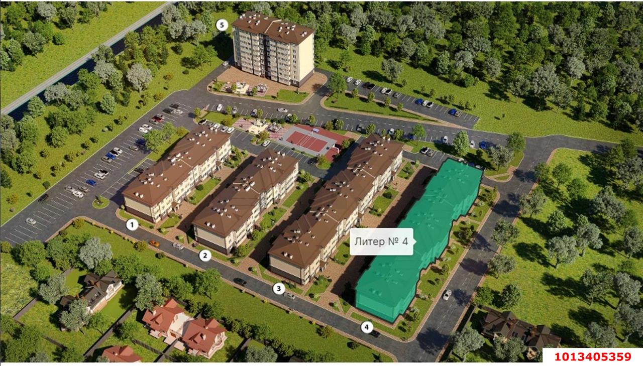 Фото №4: 1-комнатная квартира 35 м² - Пригородный, жилой комплекс Фруктовый Сад, ул. Софийская, 1