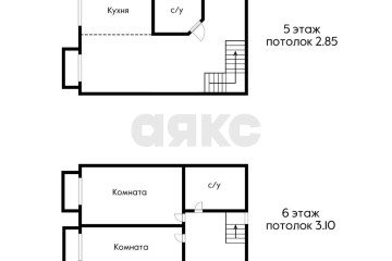 Фото №5: 3-комнатная квартира 66 м² - Краснодар, п. Калинино, пер. Гаражный, 12/3литА