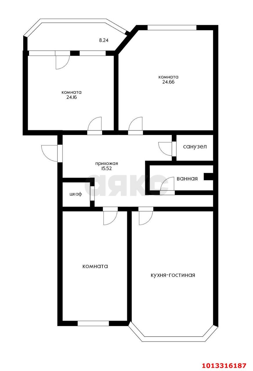 Фото №20: 3-комнатная квартира 130 м² - Краснодар, Солнечный, ул. Архитектора Ишунина, 8