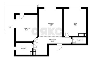 Фото №5: 2-комнатная квартира 50 м² - Краснодар, мкр. жилой комплекс Облака, 