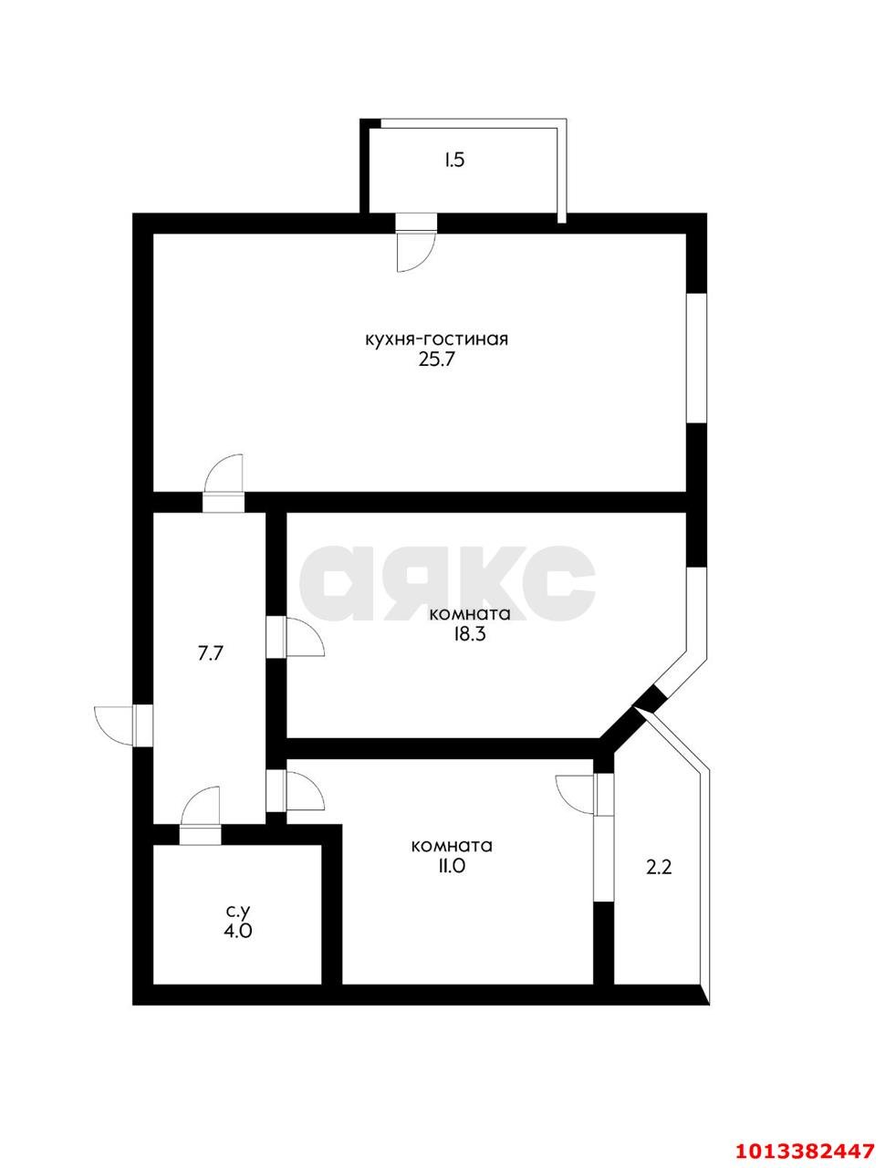 Фото №7: 2-комнатная квартира 70 м² - Краснодар, жилой комплекс Сказка Град, ул. имени В.Н. Мачуги, 166Ак1