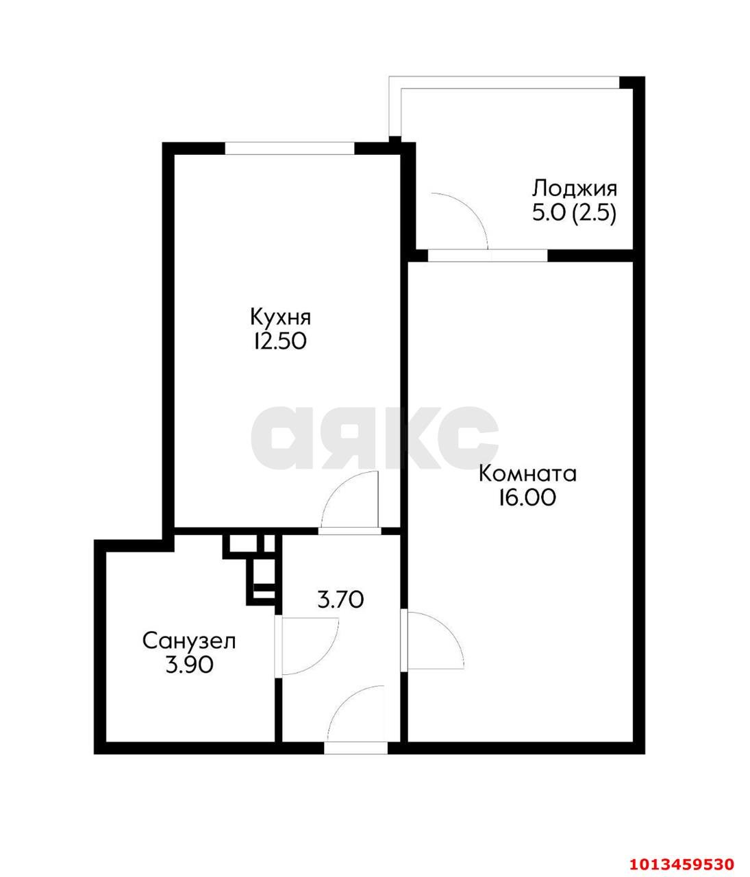 Фото №6: 1-комнатная квартира 42 м² - Южный, жилой комплекс История-2, ул. Екатерининская, 3к1