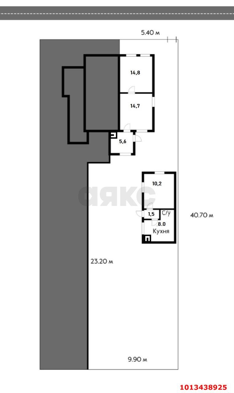 Фото №2: Дом 60 м² + 3.12 сот. - Краснодар, 40 лет Победы, ул. Краснофлотская, 5