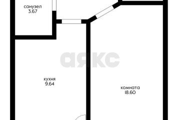 Фото №3: 1-комнатная квартира 35 м² - Краснодар, мкр. Завод Измерительных Приборов, ул. Зиповская, 40