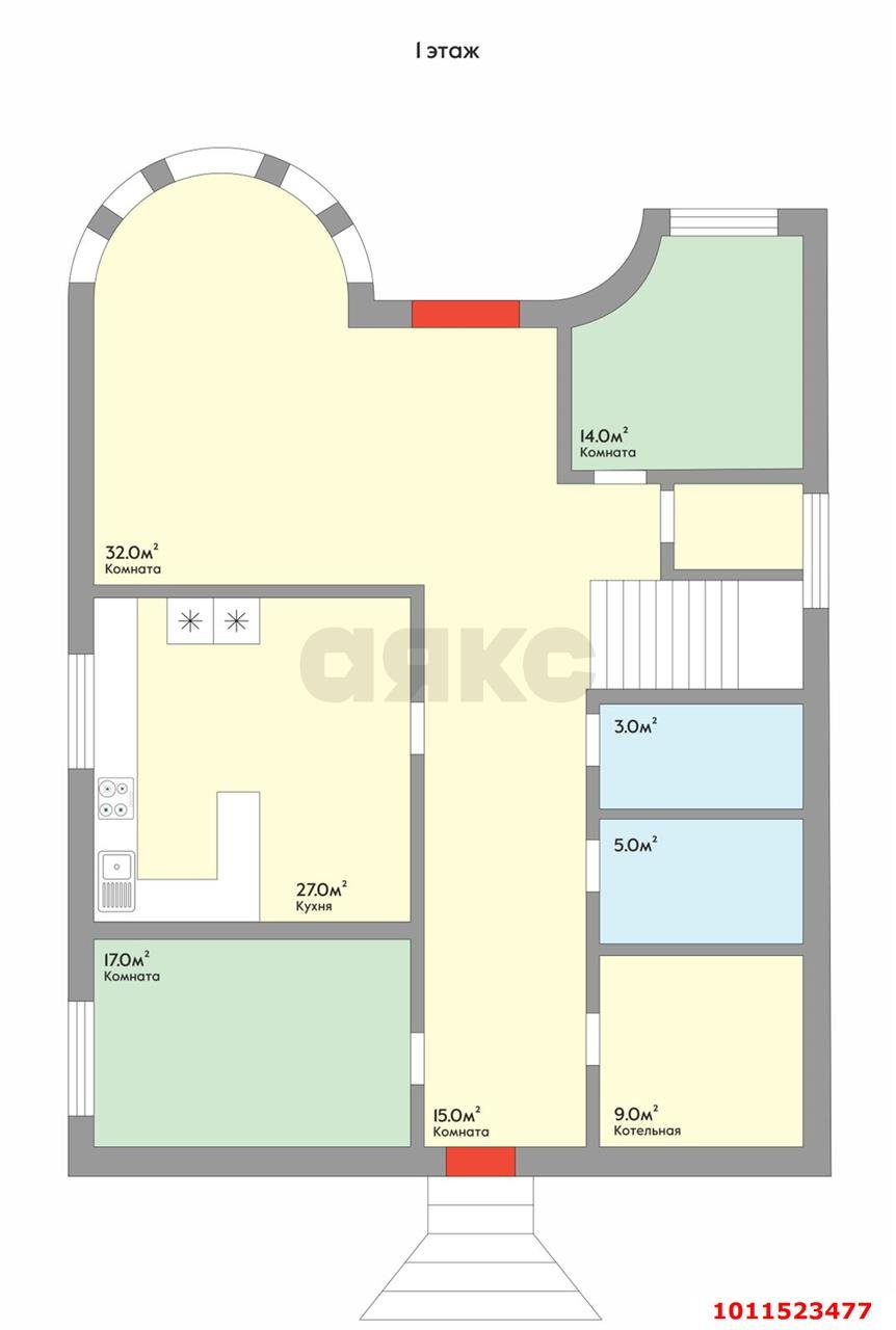 Фото №16: Дом 442&nbsp;м² + 16&nbsp;сот., 2&nbsp;эт. - Краснодар, Прикубанский внутригородской округ, мкр. Тихая Поляна, ул. имени Писателя Г.И. Василенко, 39