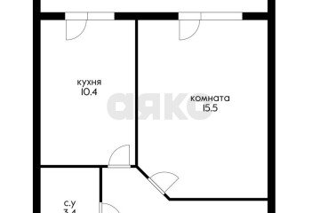 Фото №2: 1-комнатная квартира 43 м² - Краснодар, мкр. Хлопчато-бумажный Комбинат, ул. Стасова, 187