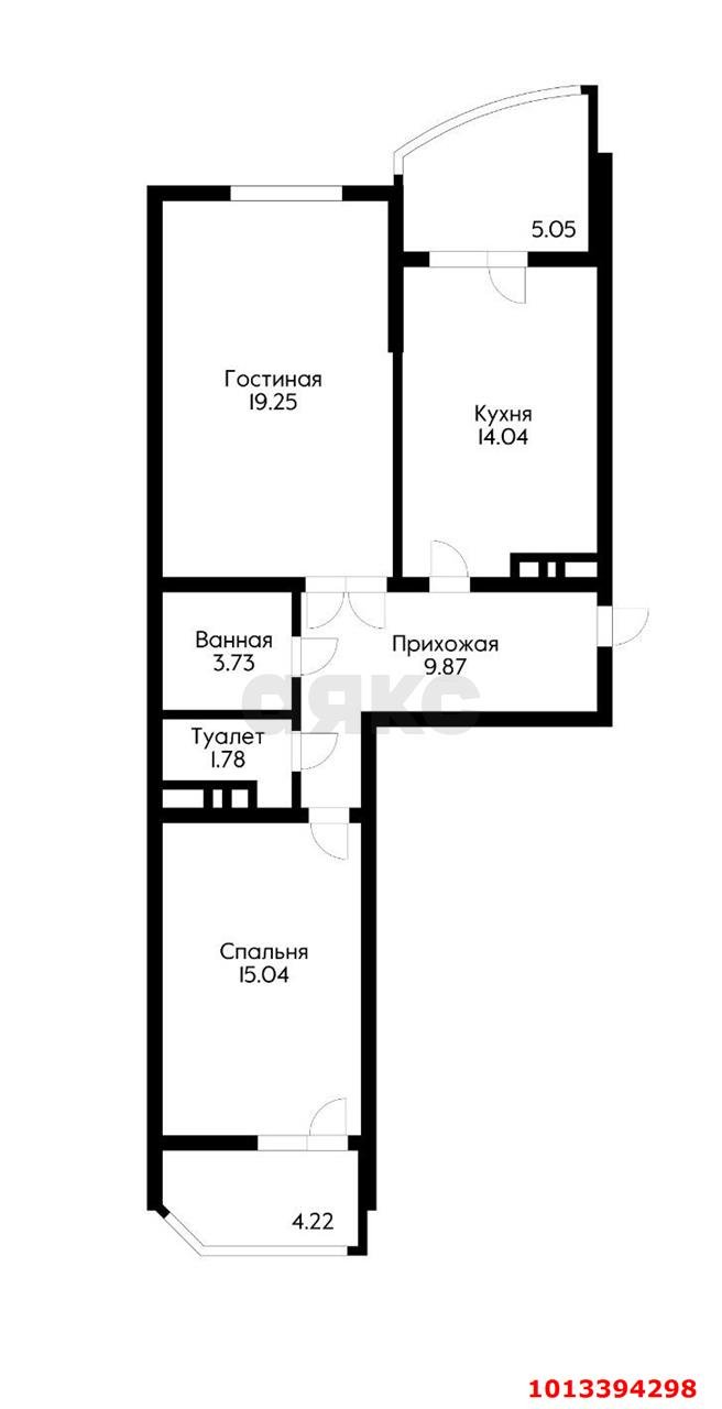 Фото №20: 2-комнатная квартира 67 м² - Краснодар, Гидростроителей, ул. Дмитрия Благоева, 31к2