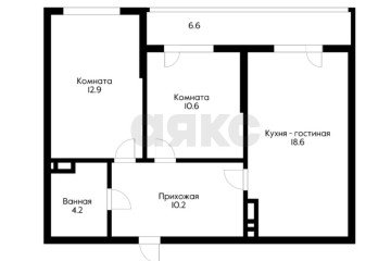 Фото №2: 2-комнатная квартира 63 м² - Краснодар, мкр. жилой комплекс Самолёт-4, ул. Ивана Беличенко, 95