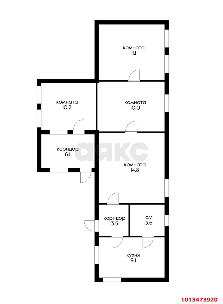 Фото №1: Часть дома 68 м² + 2.3 сот. - Краснодар, Центральный, ул. Длинная, 363