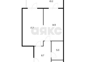 Фото №1: 1-комнатная квартира 56 м² - Краснодар, мкр. жилой комплекс Седьмой Континент, ул. Совхозная, 1к5