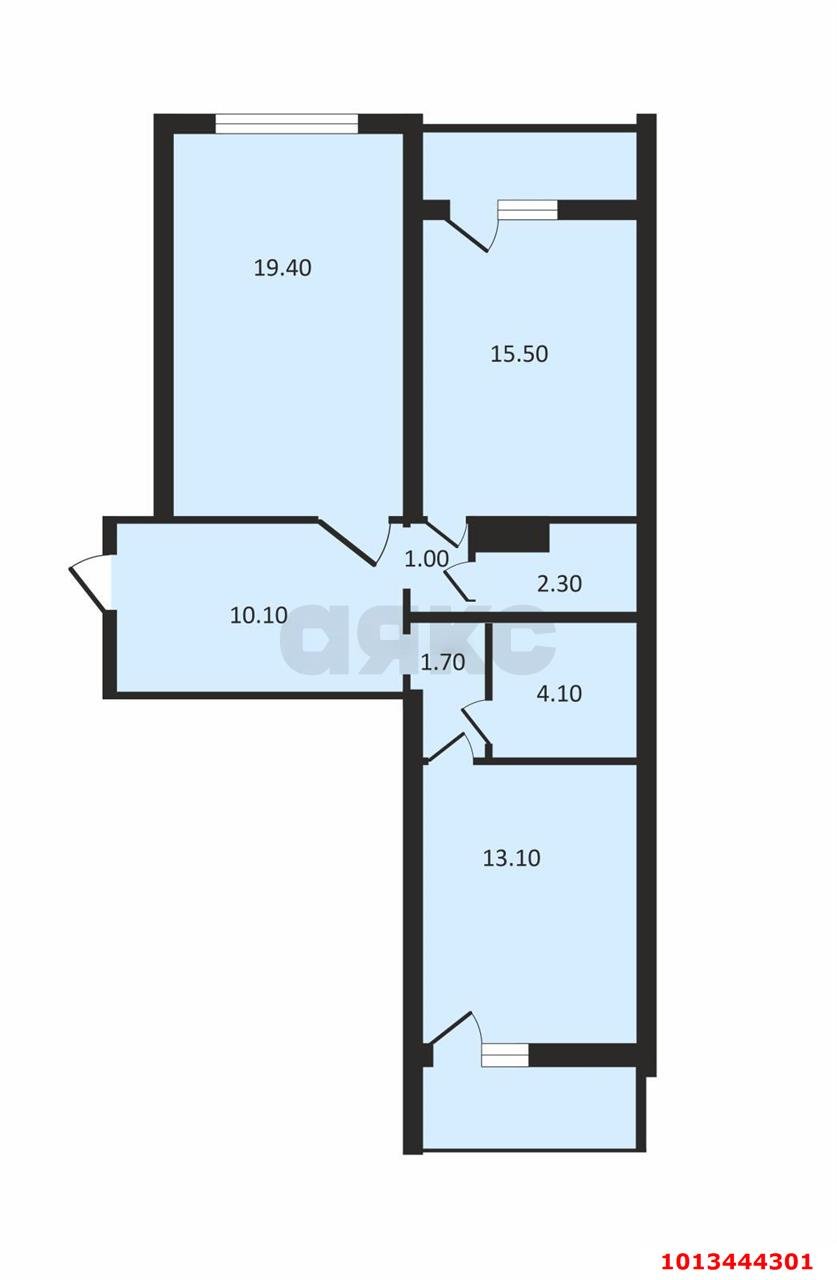 Фото №12: 2-комнатная квартира 66 м² - Краснодар, Гидростроителей, ул. Снесарева, 8