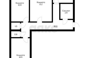 Фото №2: 3-комнатная квартира 57 м² - Краснодар, мкр. Завод Измерительных Приборов, ул. Колхозная, 67