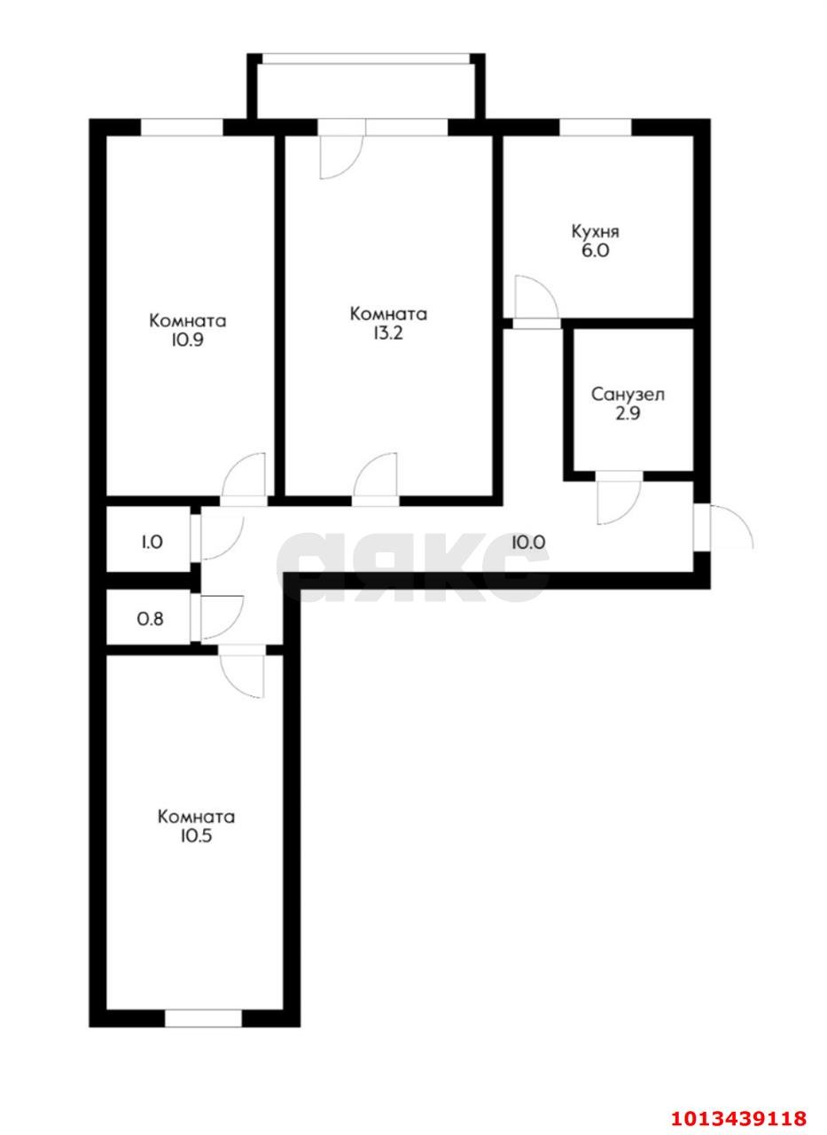 Фото №16: 3-комнатная квартира 55 м² - Краснодар, Завод Измерительных Приборов, ул. Колхозная, 67