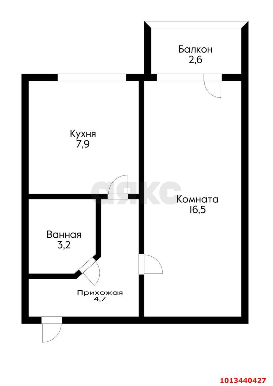 Фото №9: 1-комнатная квартира 32 м² - Краснодар, Поле Чудес, ул. имени Симиренко, 11