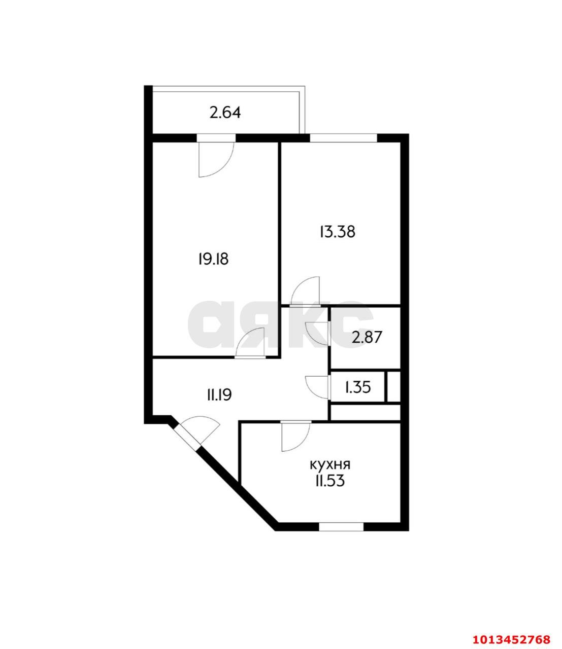 Фото №8: 2-комнатная квартира 64 м² - Краснодар, жилой комплекс Олимп, ул. Домбайская, 10/2