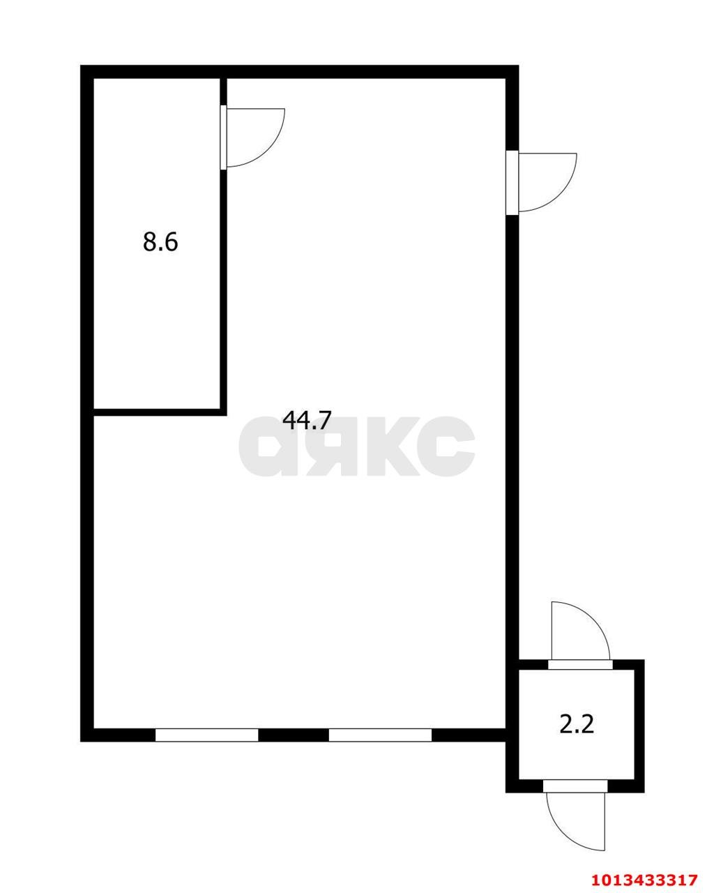 Фото №5: Торговое помещение 54 м² - Краснодар, жилой комплекс Ставропольский, ул. Селезнёва, 4/13к1