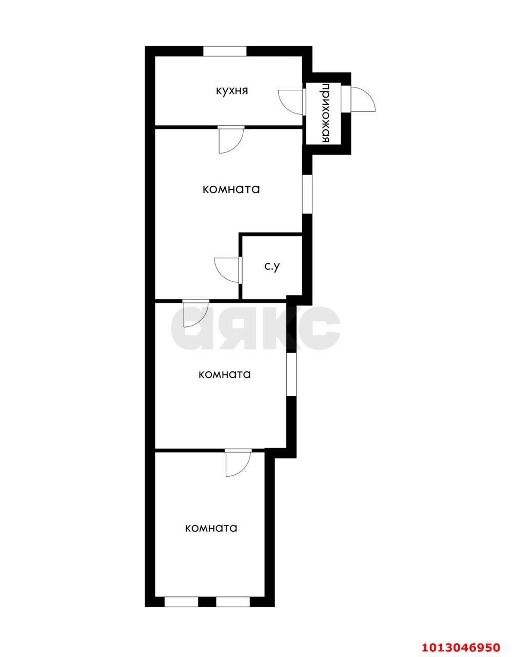 Фото №12: 3-комнатная квартира 60 м² - Краснодар, Центральный, ул. Кирова, 101