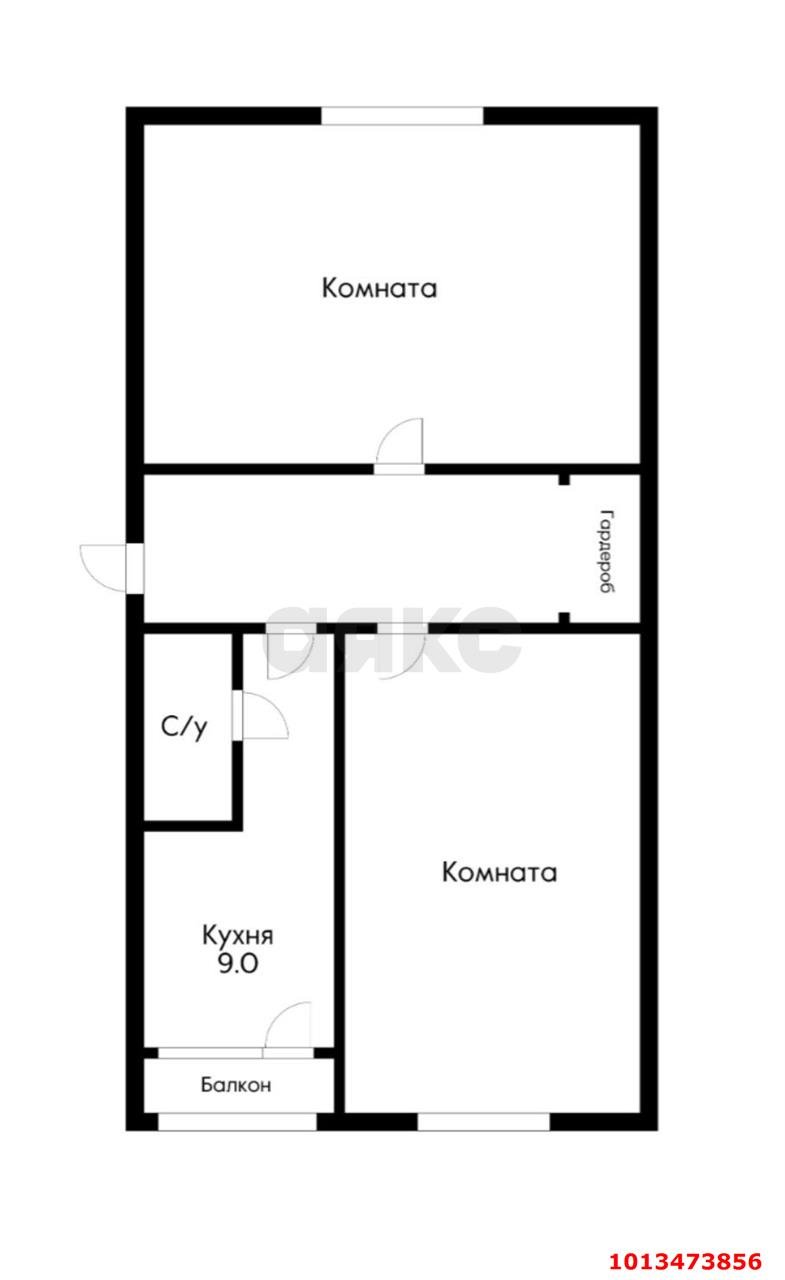 Фото №9: 2-комнатная квартира 60 м² - Краснодар, Музыкальный, ул. имени Сергея Есенина, 115