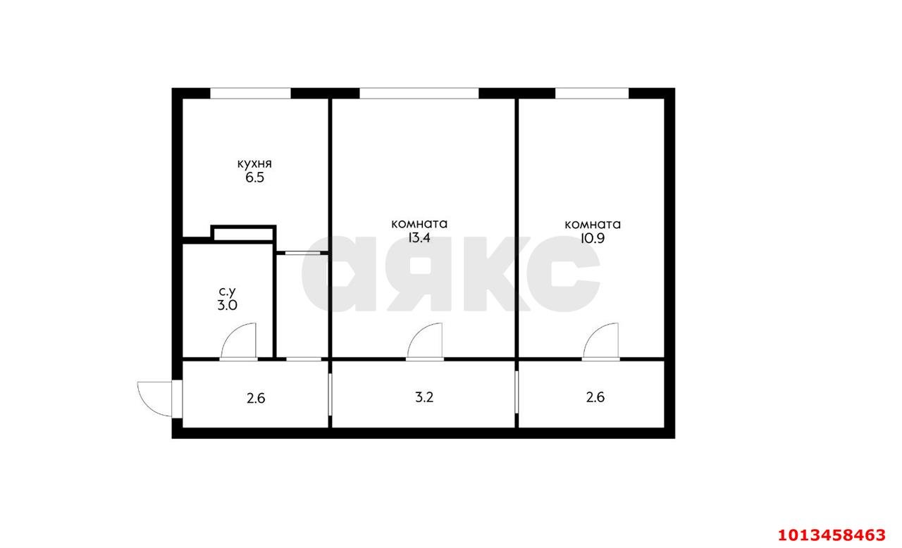 Фото №10: 2-комнатная квартира 44 м² - Краснодар, Черёмушки, ул. Селезнёва, 172