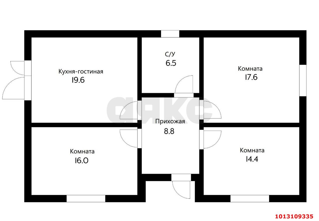 Фото №3: Дом 89 м² + 4.3 сот. - Энем, ул. Майкопская, 13