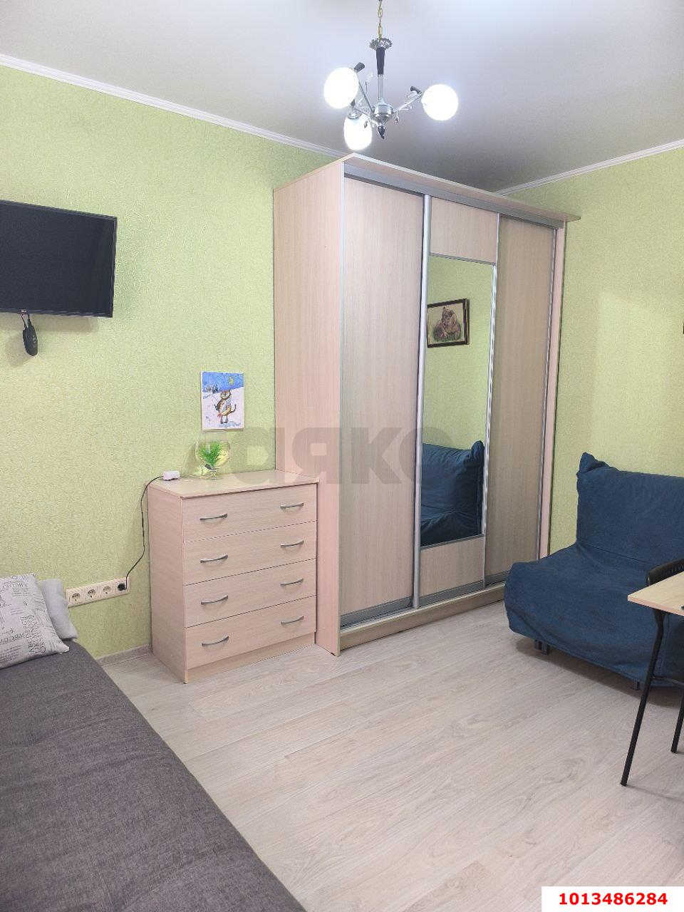 Фото №3: Студия 24&nbsp;м², 4/6&nbsp;эт. - Краснодар, мкр. Прикубанский внутригородской округ, ул. Калужская, 21