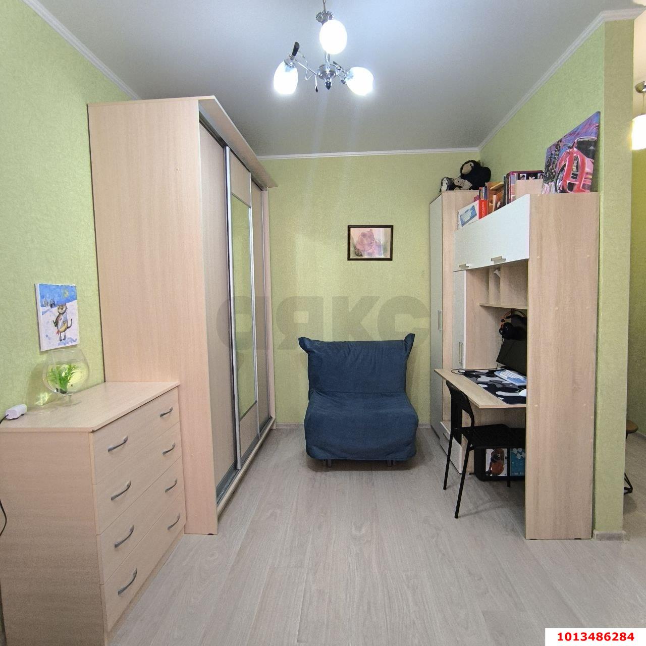 Фото №1: Студия 24&nbsp;м², 4/6&nbsp;эт. - Краснодар, мкр. Прикубанский внутригородской округ, ул. Калужская, 21