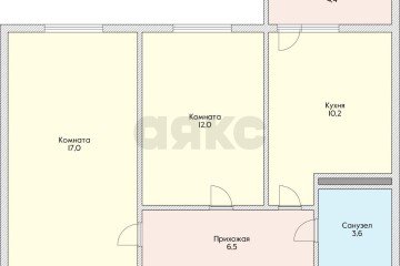 Фото №4: 2-комнатная квартира 50 м² - Краснодар, мкр. жилой комплекс Самолёт, ул. Западный Обход, 39/2