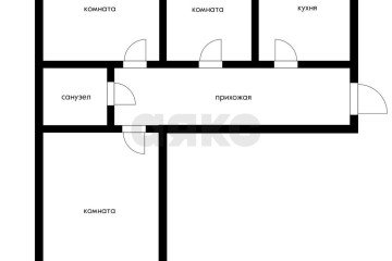 Фото №5: 3-комнатная квартира 59 м² - Краснодар, мкр. Центральный, ул. Промышленная, 94