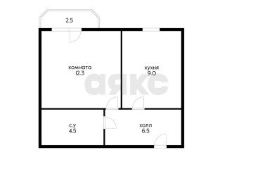 Фото №3: 1-комнатная квартира 32 м² - Яблоновский, ул. Гагарина, 157к1