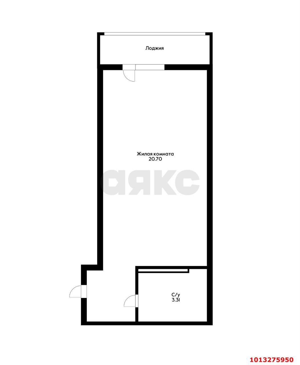 Фото №4: Студия 33 м² - Новая Адыгея, жилой комплекс Золотая линия 2, ул. Бжегокайская, 25/3