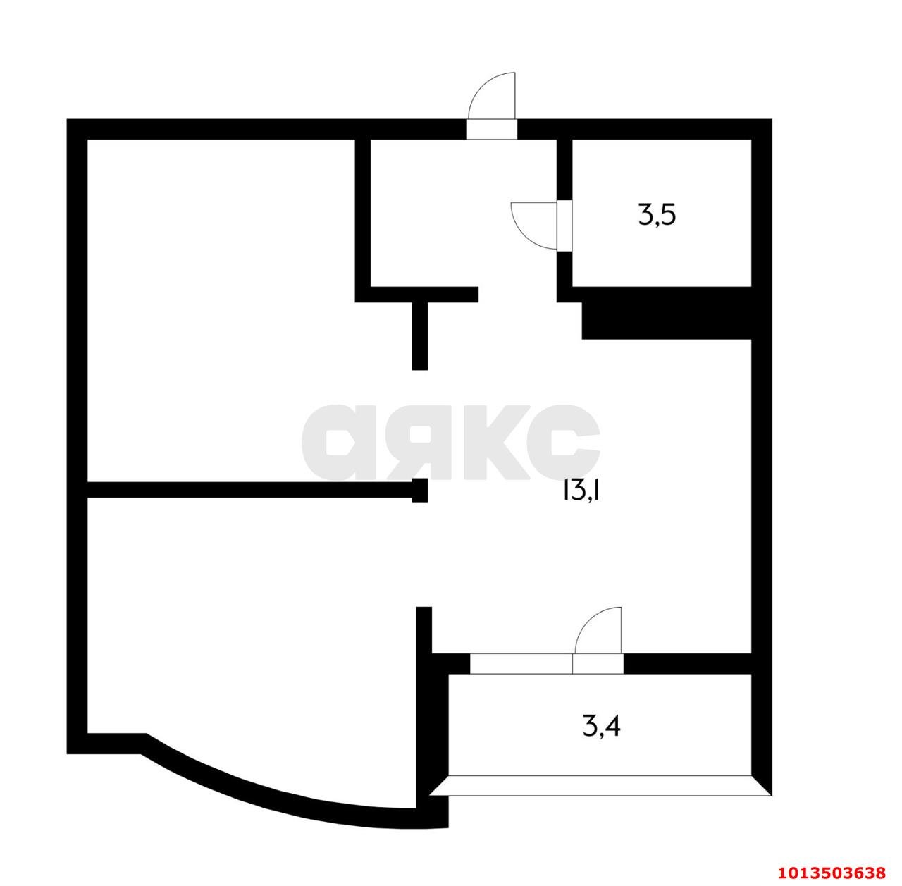 Фото №16: 1-комнатная квартира 48 м² - Краснодар, Солнечный, ул. Архитектора Петина, 18/3