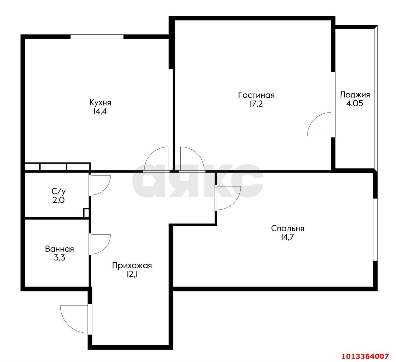 Фото №10: 2-комнатная квартира 64 м² - Краснодар, Губернский, ул. им. Героя Яцкова И.В., 13