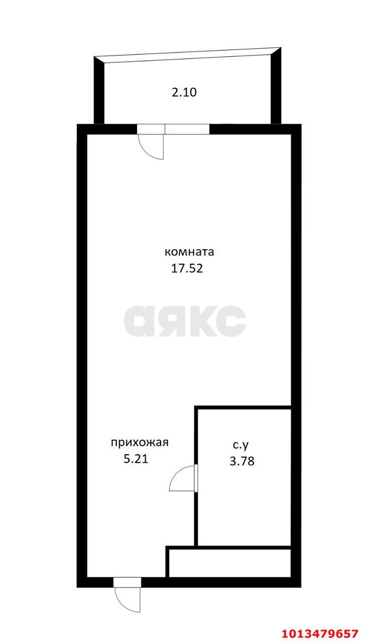 Фото №16: Студия 28 м² - Краснодар, жилой комплекс Элегант, ул. Старокубанская, 137/1