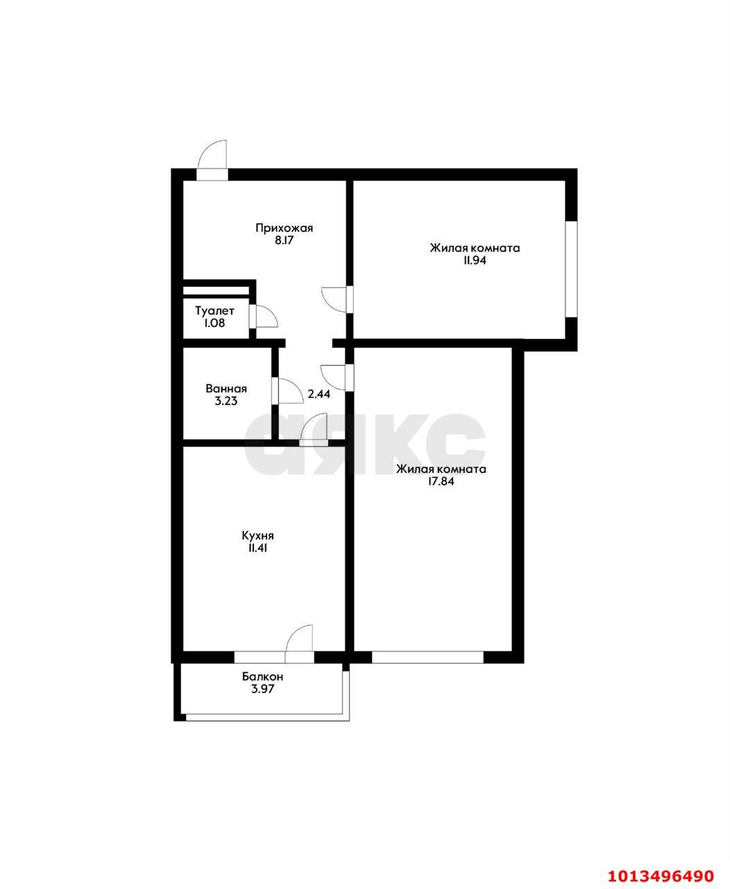 Фото №10: 2-комнатная квартира 60 м² - Краснодар, Комсомольский, ул. 30-й Иркутской Дивизии, 3