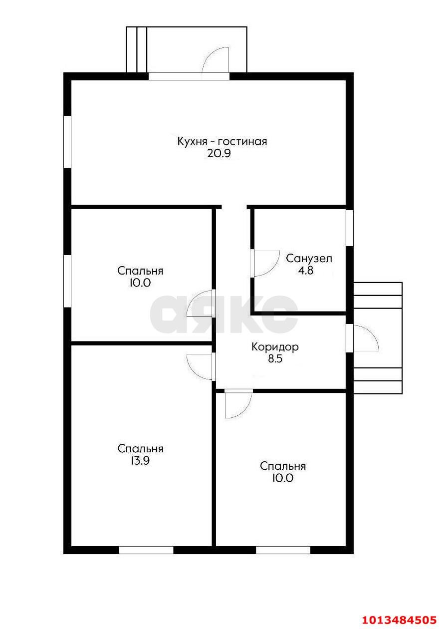 Фото №9: Дом 71 м² + 3 сот. - Южный, Олимпийский, пр-кт Олимпийский, 160/1