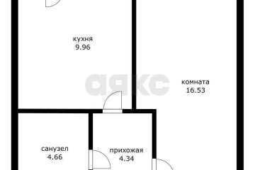 Фото №2: 1-комнатная квартира 38 м² - Краснодар, п. Калинино, ул. Вологодская, 26