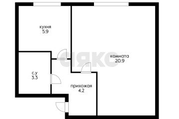 Фото №1: 1-комнатная квартира 34 м² - Краснодар, мкр. Фестивальный, ул. имени Тургенева, 118