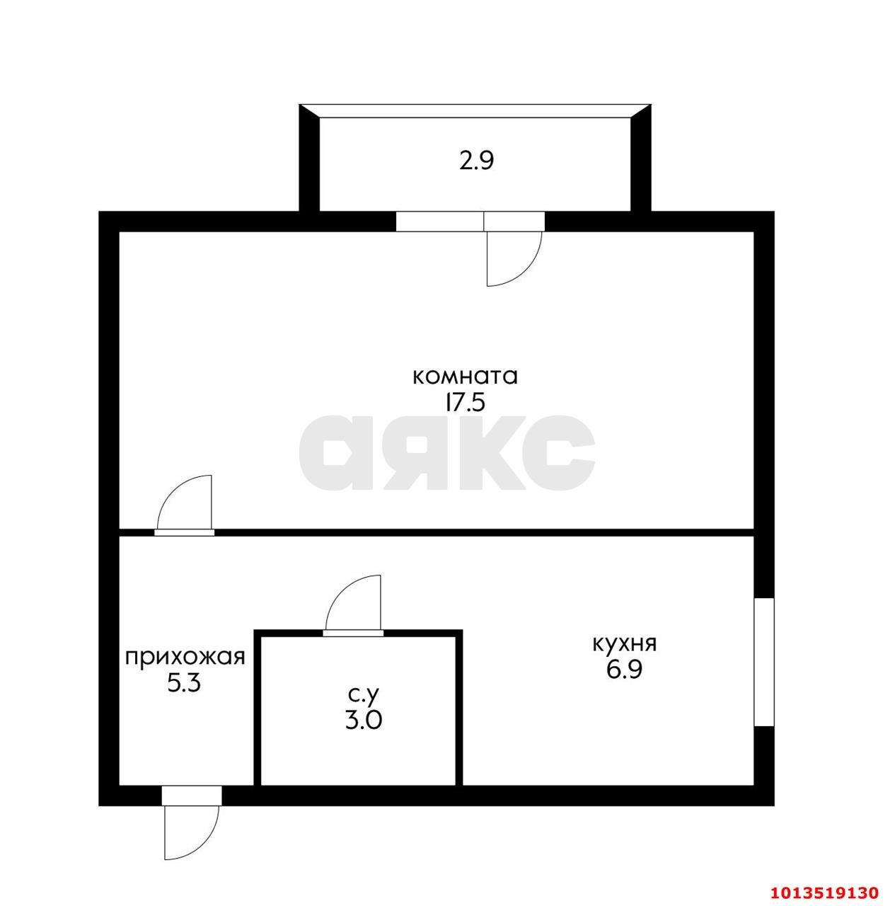 Фото №8: 1-комнатная квартира 35 м² - Краснодар, Калинино, ул. Алуштинская, 28