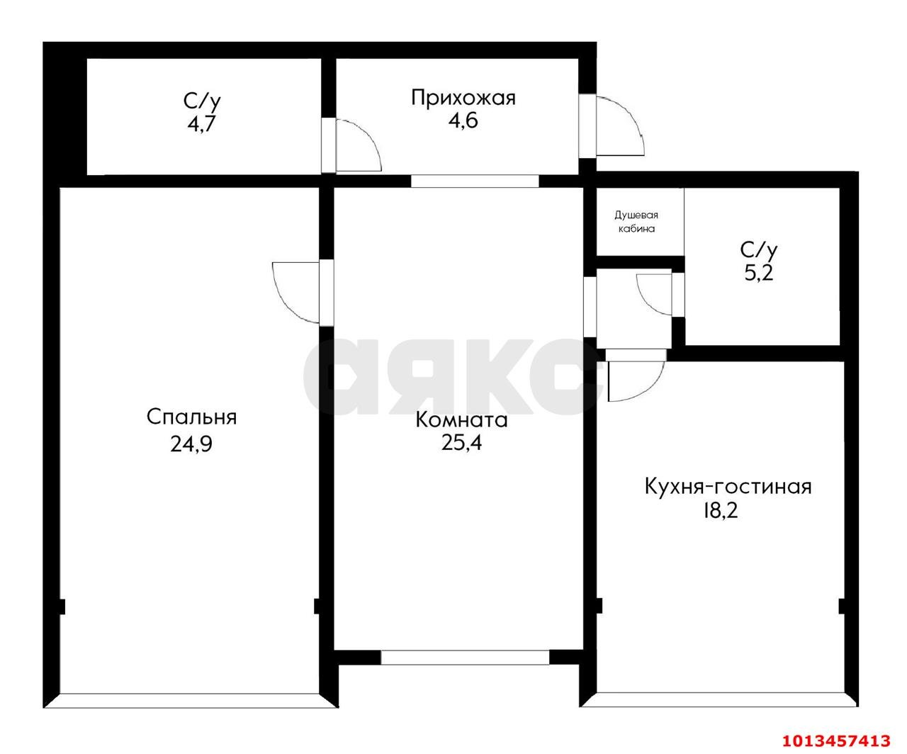 Фото №20: 3-комнатная квартира 90 м² - Краснодар, Центральный, ул. Фабричная, 10