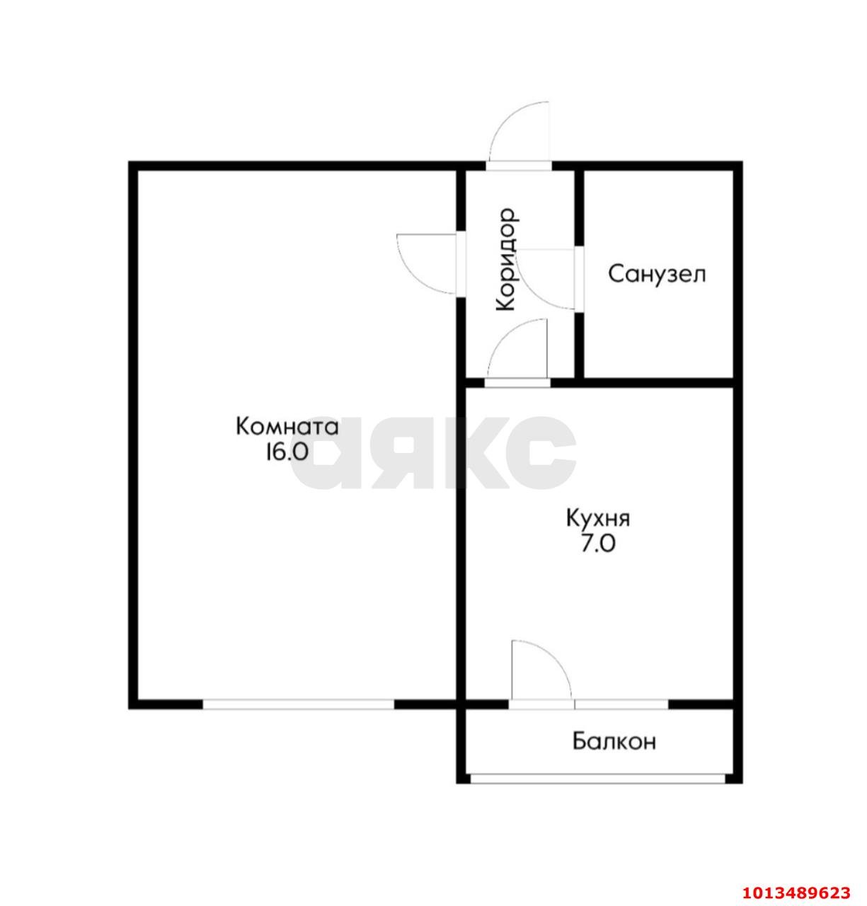 Фото №12: 1-комнатная квартира 33 м² - Краснодар, жилой комплекс Лучезарный, ул. Московская, 154к1