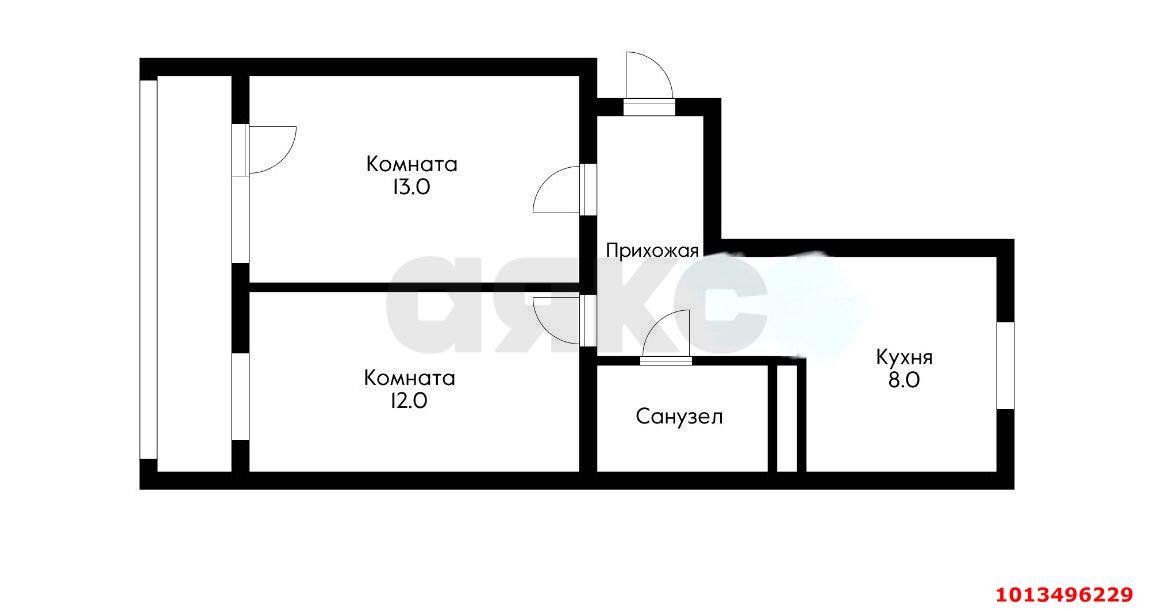 Фото №5: 2-комнатная квартира 48 м² - Краснодар, Пашковский, ул. Фадеева, 413