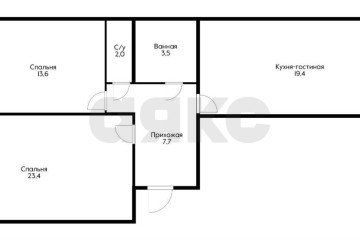 Фото №5: 2-комнатная квартира 74 м² - Краснодар, мкр. жилой комплекс Сказка Град, ул. имени В.Н. Мачуги, 166Ак1