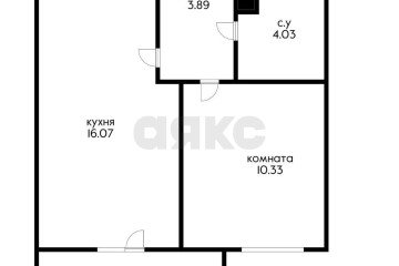 Фото №3: 1-комнатная квартира 35 м² - Краснодар, мкр. жилой комплекс Мой Город, ул. Западный Обход, 39