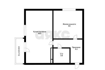 Фото №2: 1-комнатная квартира 40 м² - Краснодар, мкр. жилой комплекс Свобода, ул. Домбайская, 55