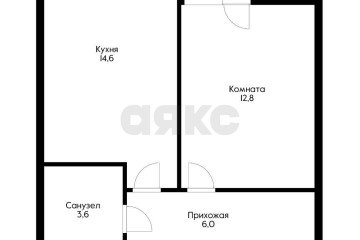 Фото №3: 1-комнатная квартира 36 м² - Краснодар, мкр. жилой комплекс Самолёт, ул. Западный Обход, 39/2к2