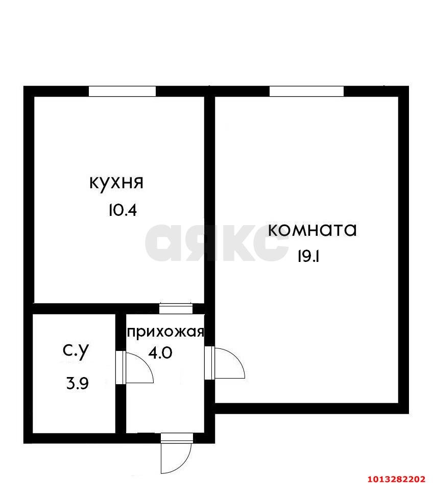 Фото №10: 1-комнатная квартира 37 м² - Краснодар, Музыкальный, ул. Чайковского, 27